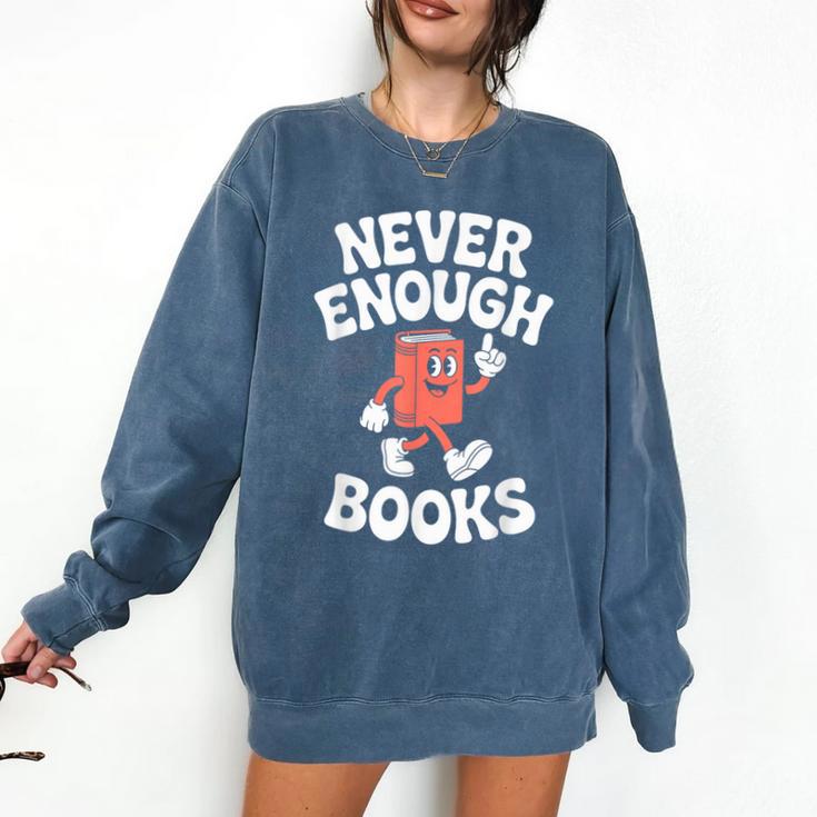 Books Or Book Reading Retro Comfort Colors Sweatshirt