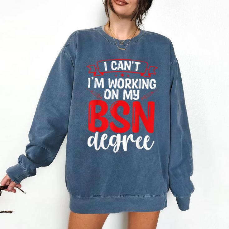 BSN Nurse Graduation Essentials BSN Nursing School Student Comfort Colors Sweatshirt