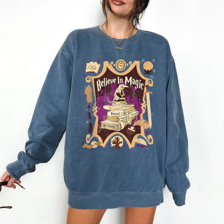 Castle Book Book Lovers Tees Family Vacation Bookworm Comfort Colors Sweatshirt