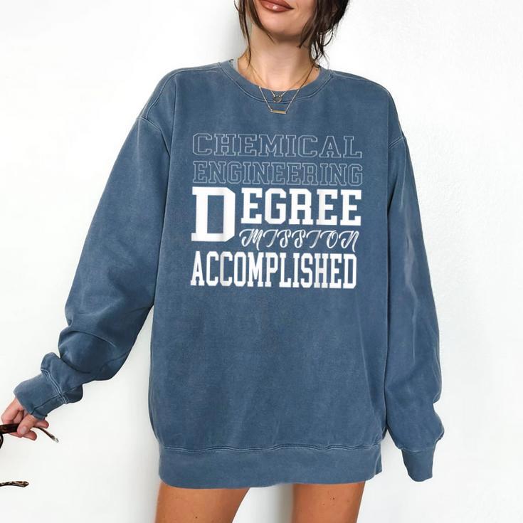 Chemical Engineering Degree College Graduation T-Shirt Comfort Colors Sweatshirt