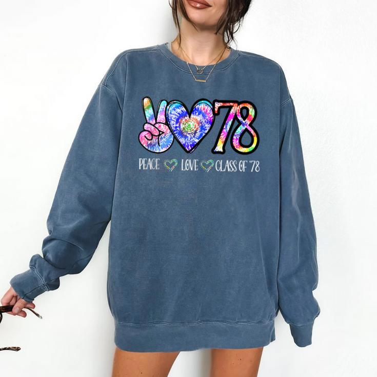Class Of 1978 Shirt Tie Dye Senior Graduation Class Reunion Comfort Colors Sweatshirt