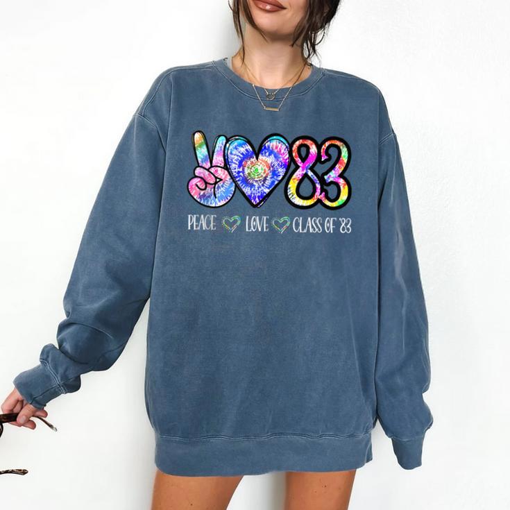 Class Of 1983 Shirt Graduation Tie Dye Senior '83 Reunion Comfort Colors Sweatshirt