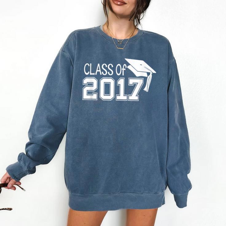 Class Of 2017 Cute Graduation T-Shirt Comfort Colors Sweatshirt