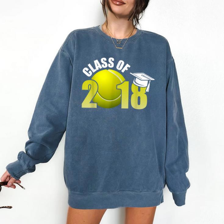 Class Of 2018 Shirts Graduation Senior Tennis Shirt Comfort Colors Sweatshirt