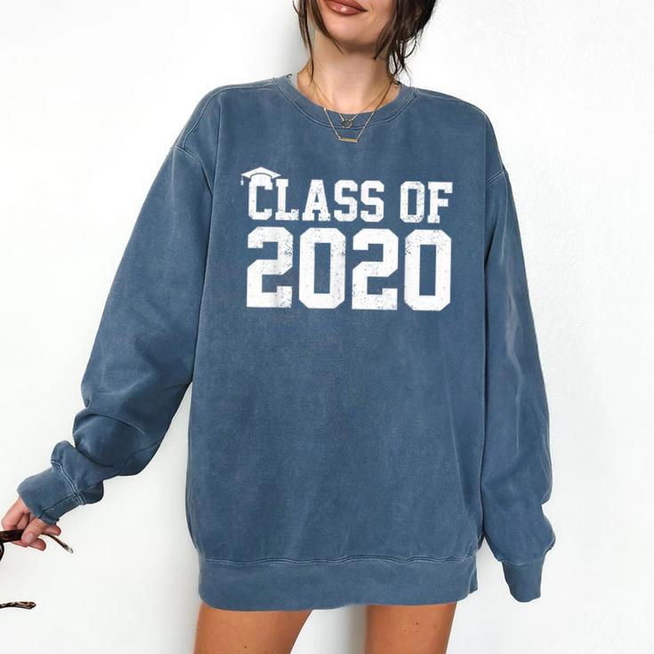 Class Of 2020 Graduation Senior High School College Comfort Colors Sweatshirt