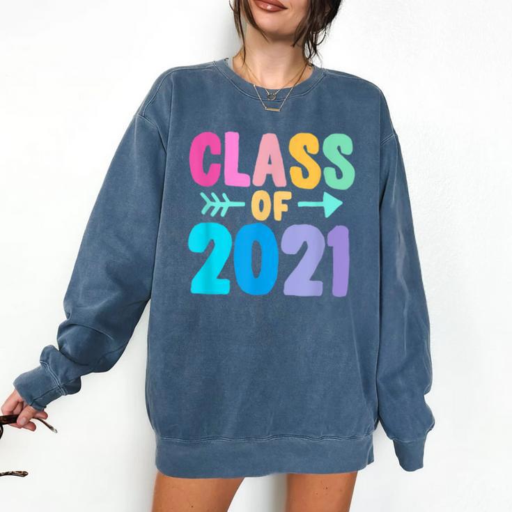Class Of 2021 Graduation Grow With Me Comfort Colors Sweatshirt
