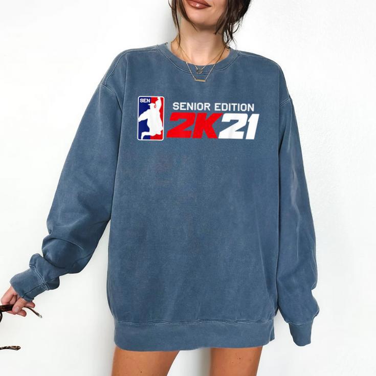 Class Of 2021 Senior Year Gamer Style Graduation For Grad Comfort Colors Sweatshirt