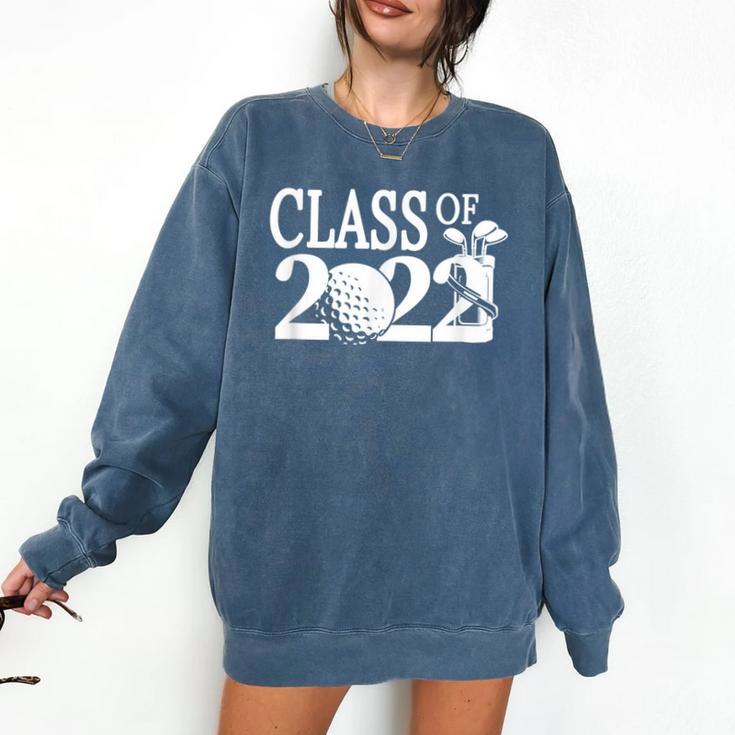 Class Of 2022 Graduation Senior Golf Golfer Player Comfort Colors Sweatshirt