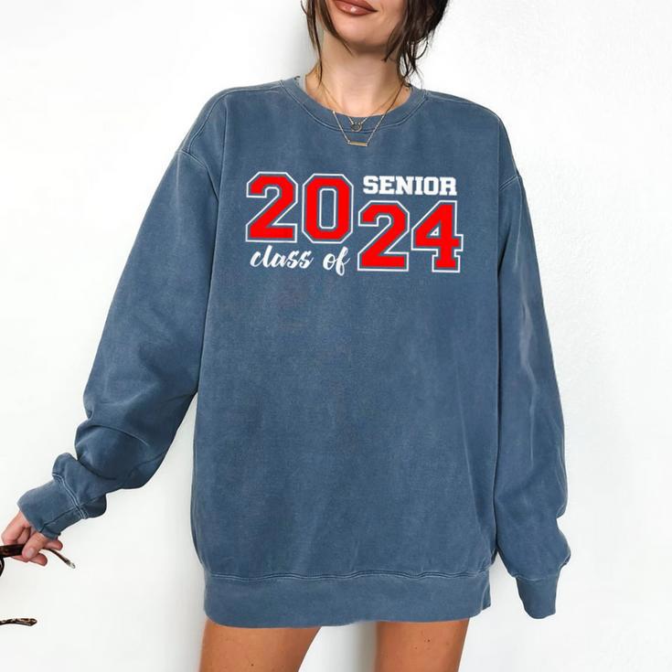 Class Of 2024 Senior Year Boys Girls School Graduation Comfort Colors Sweatshirt