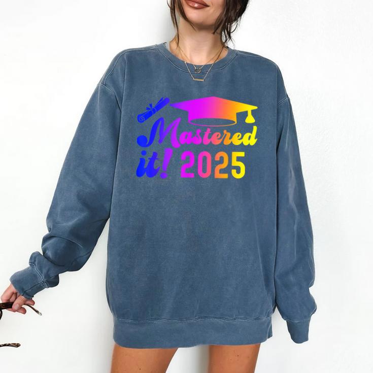 Class Of 2025 Mastered It College Masters Degree Graduation Comfort Colors Sweatshirt