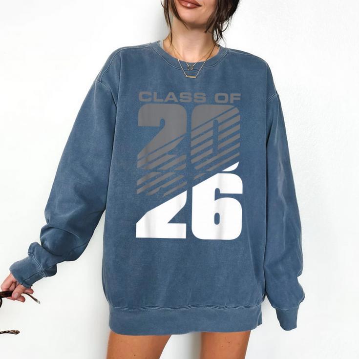 Class Of 2026 High School Senior Graduation Grey Sport Style Comfort Colors Sweatshirt