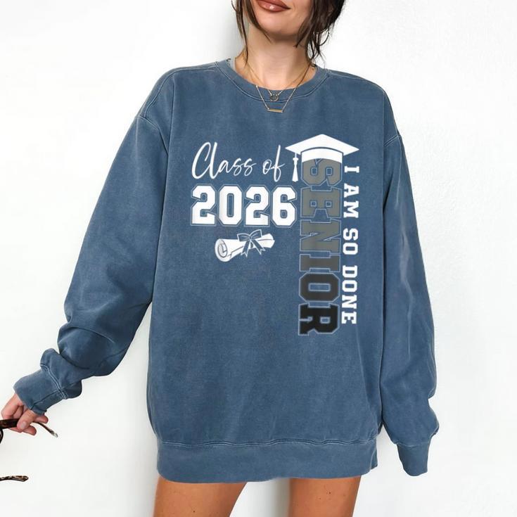 Class Of 2026 Senior 2026 Graduation Decoration Men Senior Comfort Colors Sweatshirt