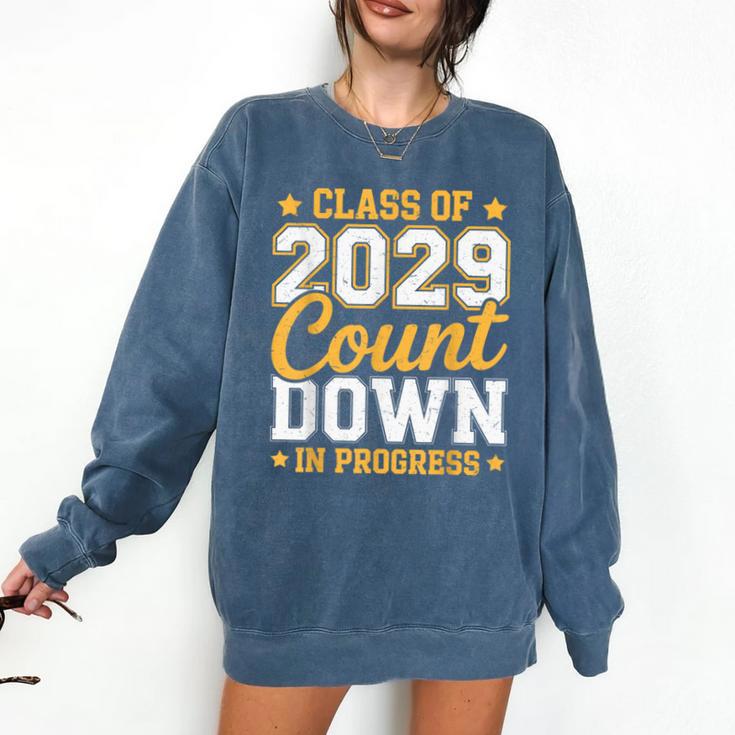 Class Of 2029 Count Down Fun First Day 8th Grade Graduation Comfort Colors Sweatshirt