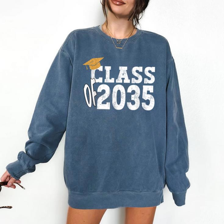 Class Of 2035 Grow With Me Boy Girl First Day Of Graduation Comfort Colors Sweatshirt