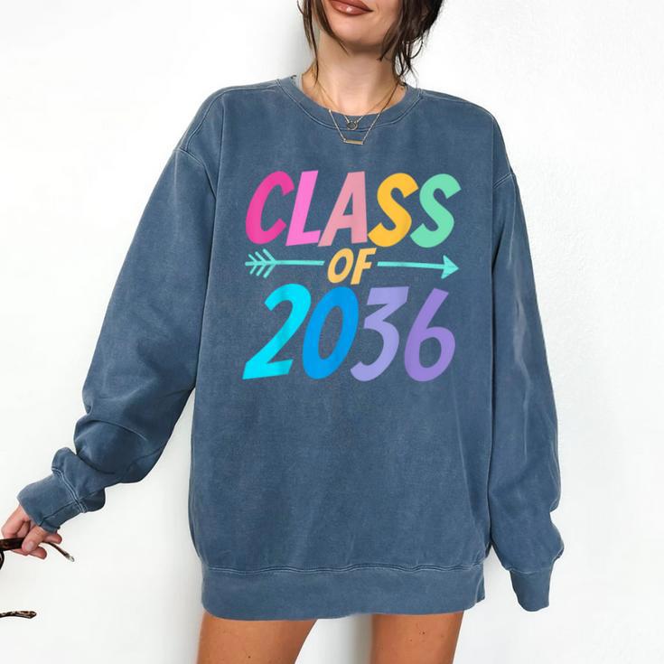 Class Of 2036 First Day Kindergarten Grow With Me Graduation Comfort Colors Sweatshirt
