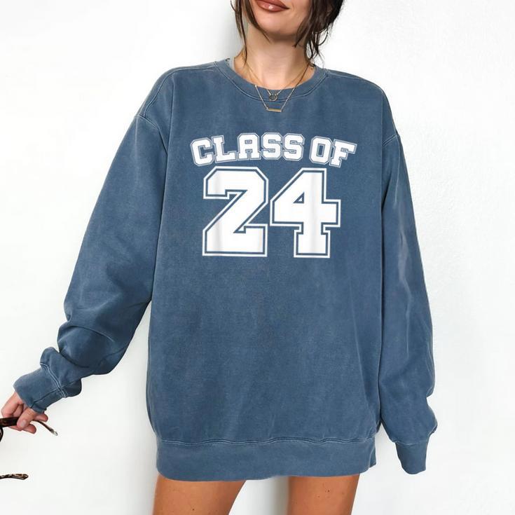 Class Of 24 2024 School Tee Shirt Graduation Class Party Comfort Colors Sweatshirt