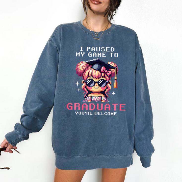 Classic I'm From The 1900s Retro Games Graduating Girl Comfort Colors Sweatshirt