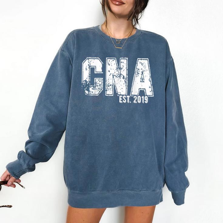 CNAs Graduation Shirt CNA Est 2019 Comfort Colors Sweatshirt