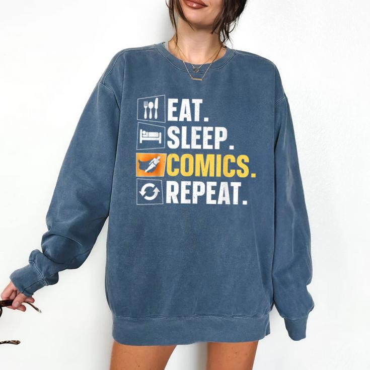 Comic Book Comic Stuff & Accessories -Adult Small Modern Letter Print Crew Collar Short Sleeve T-Shirt Comfort Colors Sweatshirt