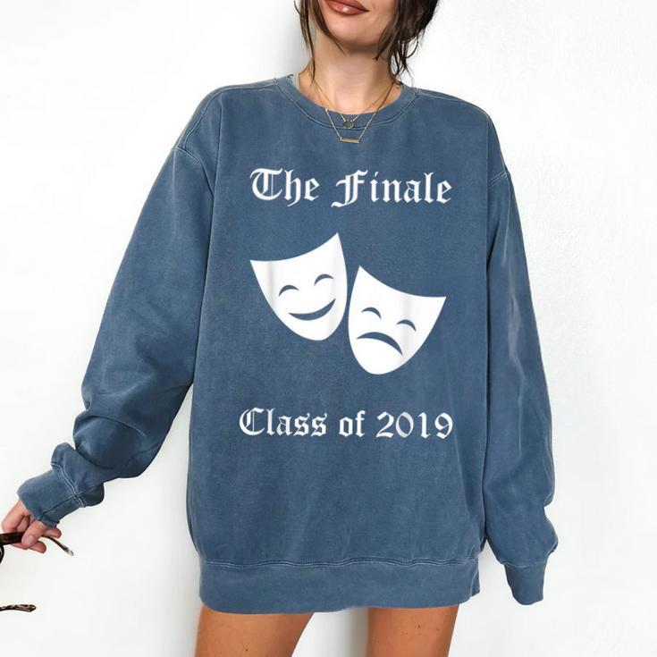 Cool Theater Graduation Tshirt Tragedy And Comedy Masks Comfort Colors Sweatshirt