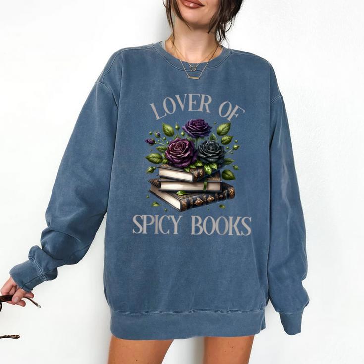 Dark Romance Book Lover Spicy Books Bookish Merch Morally Comfort Colors Sweatshirt