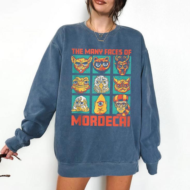 DCC Many Faces Of Mordecai Grid Gamer Series Book Comfort Colors Sweatshirt