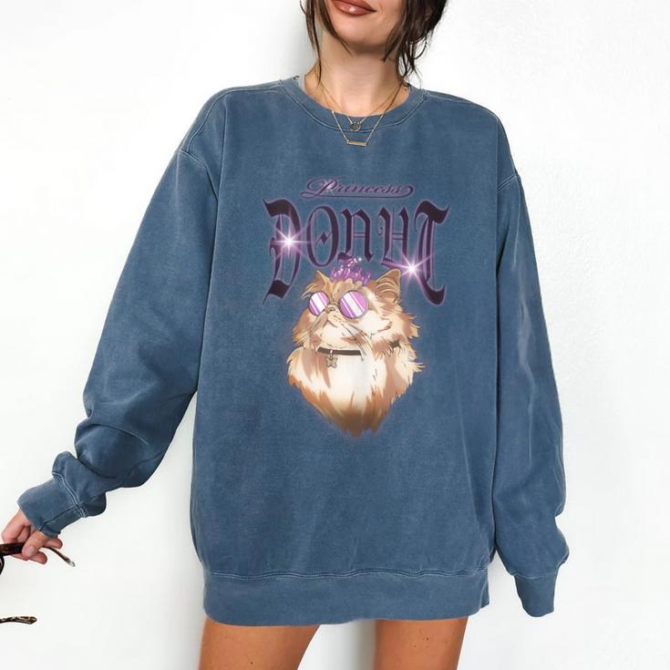 Dungeon Crawler Carl Airbrushed Princess Donut Series Book Comfort Colors Sweatshirt