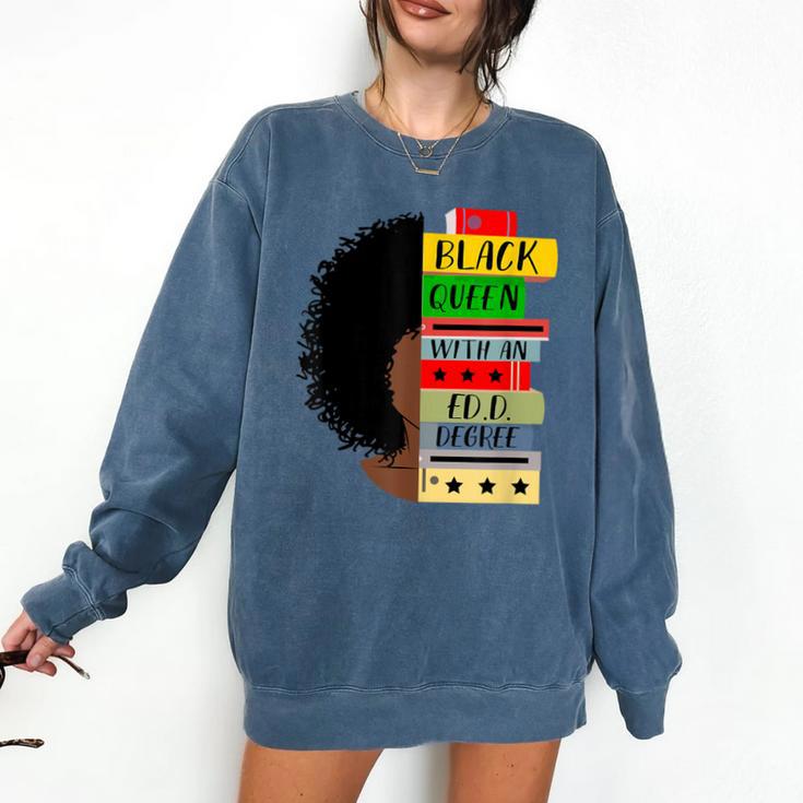 EdD Doctor Of Education Book Degree Doctorate Graduation Comfort Colors Sweatshirt