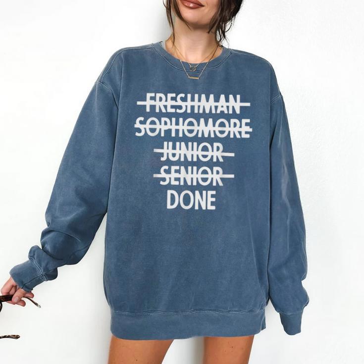 Freshman To Senior Class Of 2018 Senior Graduation T Shirt Comfort Colors Sweatshirt