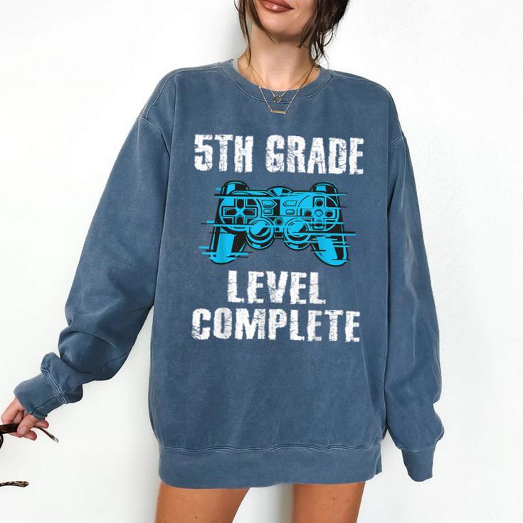 Gamer Graduation 5th Grade Level Complete Video Games Boys Comfort Colors Sweatshirt