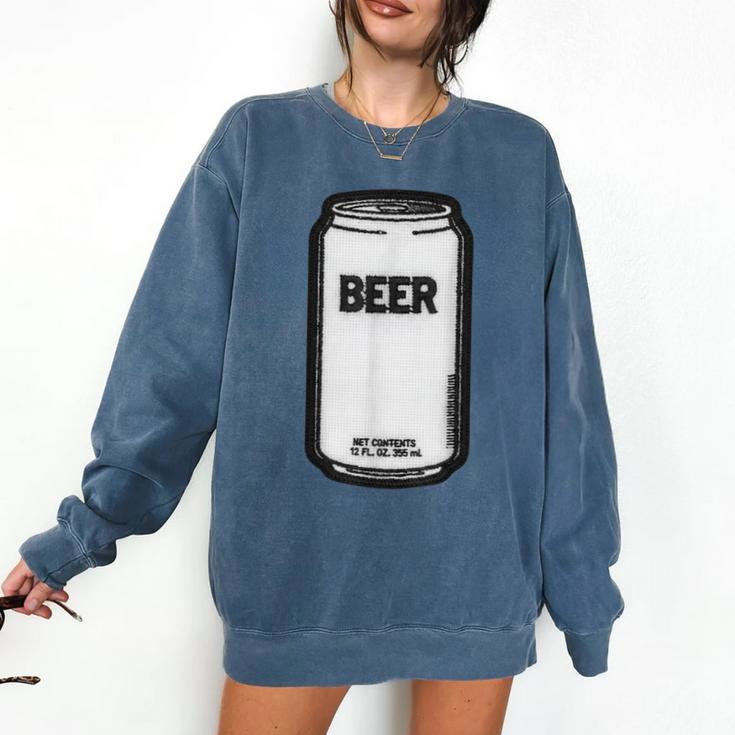 Generic Beer 1980s 80s Nostalgia Comfort Colors Sweatshirt