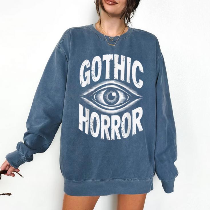 Gothic Classic Horror Thriller Book Movie Film Halloween Comfort Colors Sweatshirt
