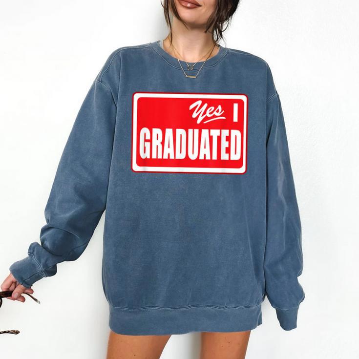 Graduate Class Of 2025 Senior Graduation End Of School Year Comfort Colors Sweatshirt