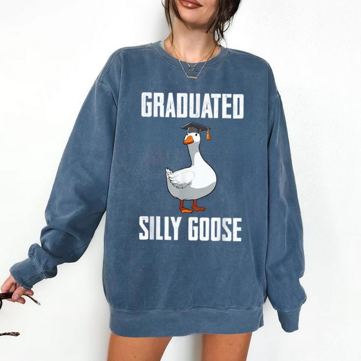 Graduated Silly Goose Student Graduation 2026 Grad Comfort Colors Sweatshirt