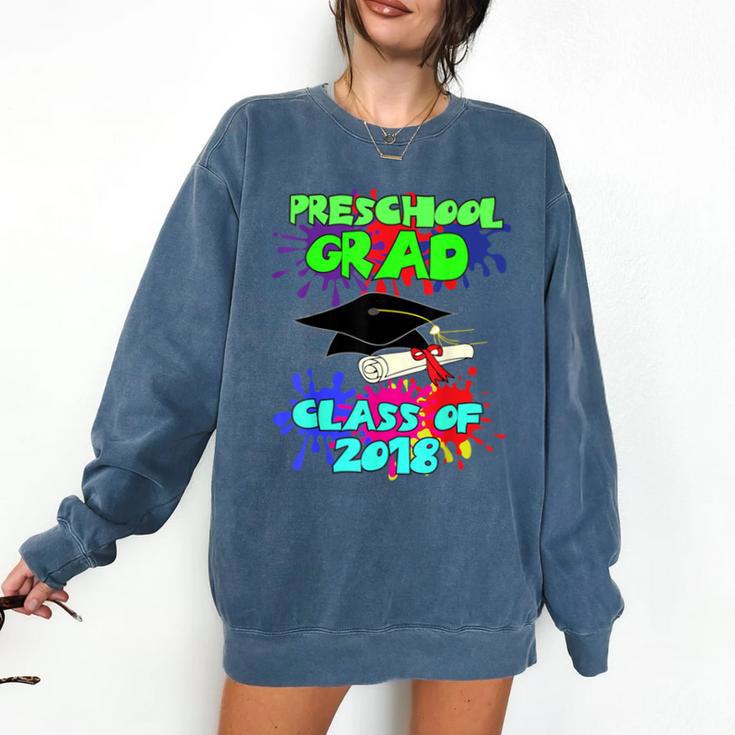 Graduation Class 2018 Cap Gown Shirt Preschool Graduate Comfort Colors Sweatshirt