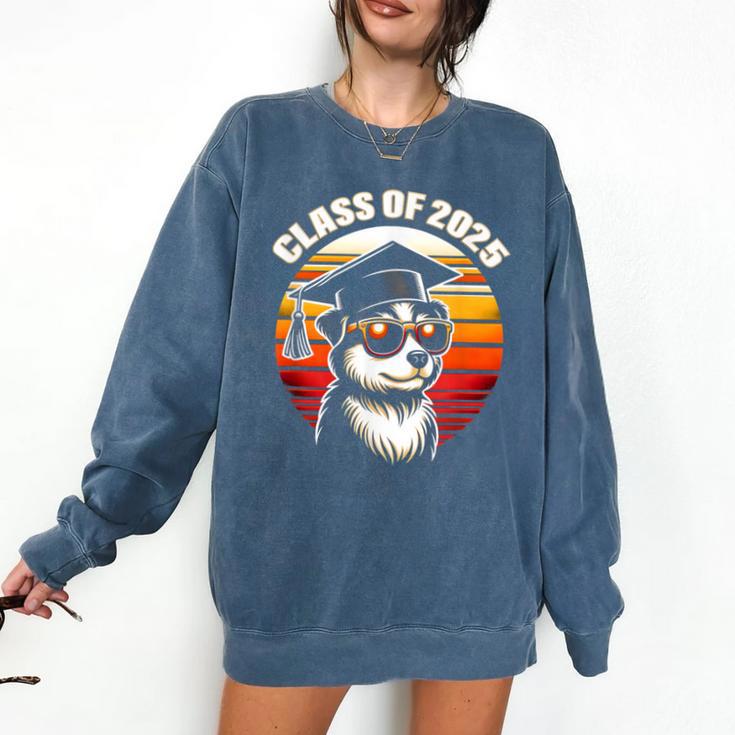 Graduation Day 2025 Graduate Class School Degree College Dog Comfort Colors Sweatshirt