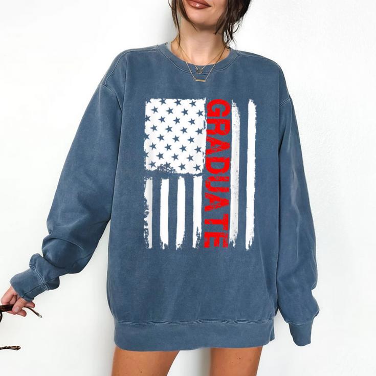 Graduation High School College Flag Graduate T Shirt 2018 Comfort Colors Sweatshirt