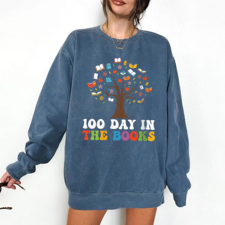 Happy 100 Days In The Books Reading Celebration Graphic Tees Comfort Colors Sweatshirt