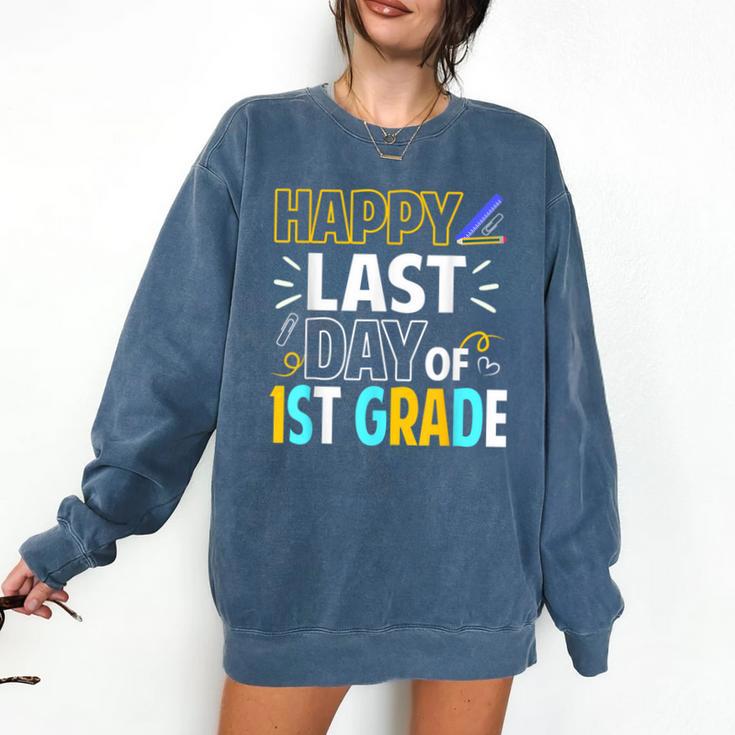 Happy Last Day Of 1st Grade Shirt Cutie Graduation Comfort Colors Sweatshirt