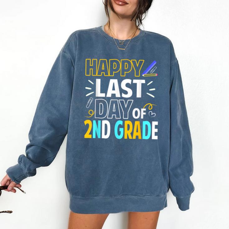 Happy Last Day Of 2nd Grade Shirt Cutie Graduation Comfort Colors Sweatshirt