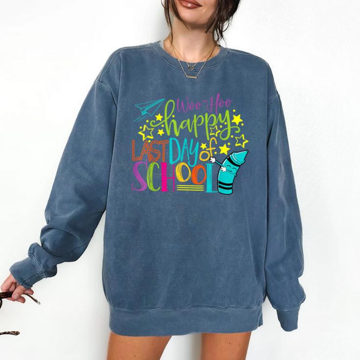 Happy Last Day Of School Student Teacher Graduation Comfort Colors Sweatshirt