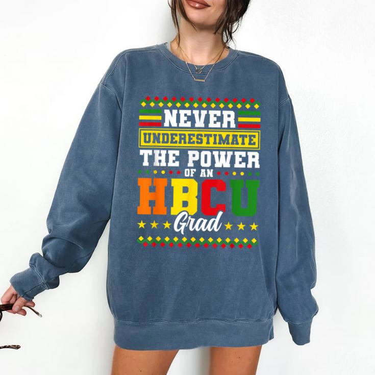 HBCU Grad Historically College Graduation Comfort Colors Sweatshirt