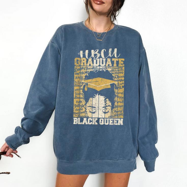 HBCU Historical College Alumni Queen Graduation 2024 Comfort Colors Sweatshirt