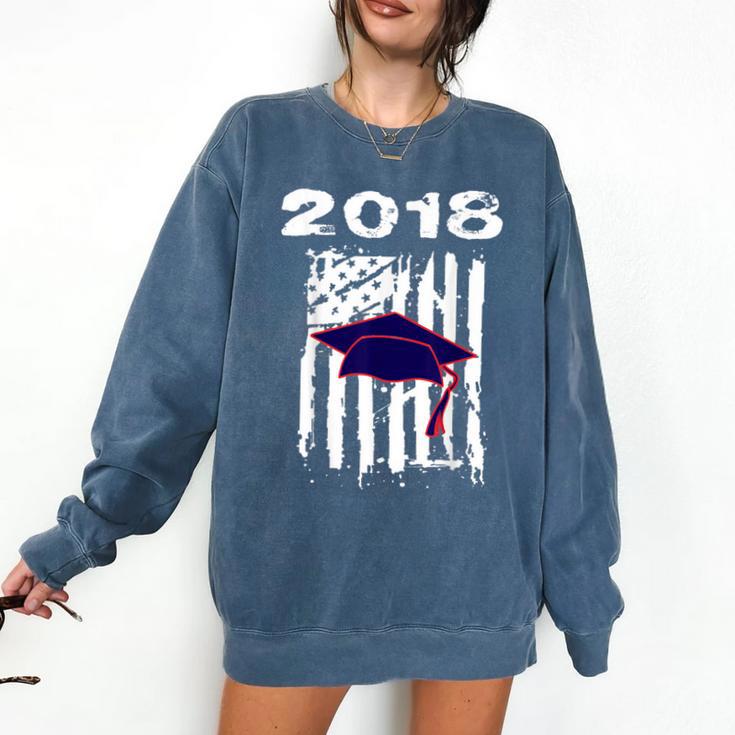 High School Graduation T Shirt Flag College Graduation Comfort Colors Sweatshirt