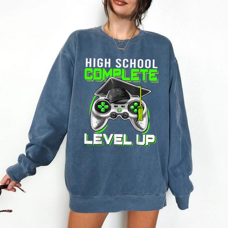 High School Level Complete Class Of 2024 Graduation Comfort Colors Sweatshirt