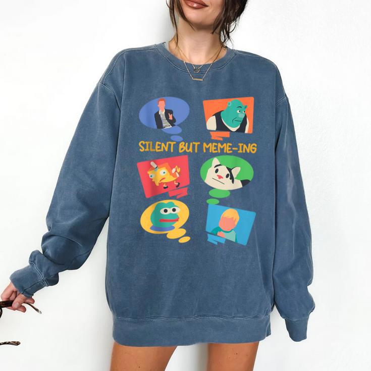 Introvert Anti People Antisocial Social Media Meme Lovers Comfort Colors Sweatshirt