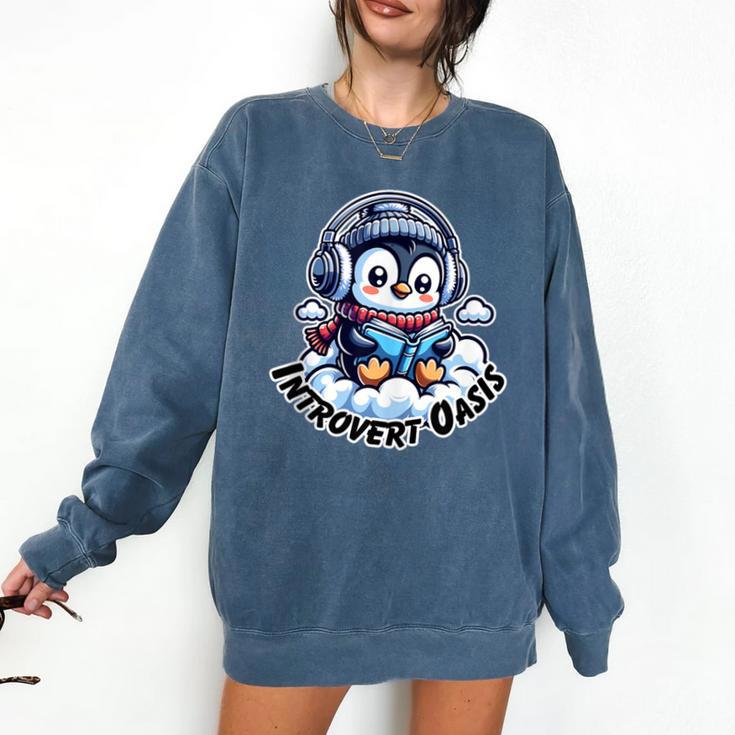 Introvert Oasis Comfort Colors Sweatshirt
