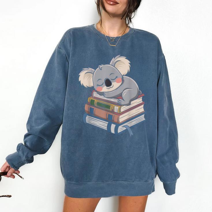 Koala Reading Book Pajama Sleep Comfort Colors Sweatshirt