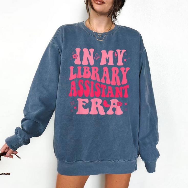 Librarian Assistant Shirt Books Reader Library Assistant Comfort Colors Sweatshirt