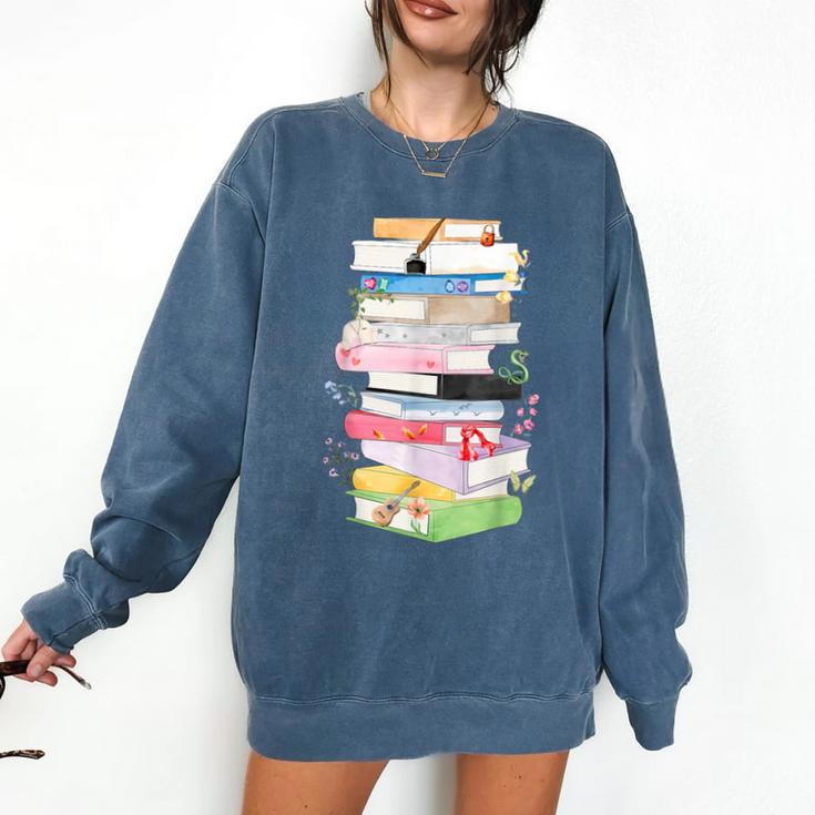 Life Of A Reader Book Lovers Book Nerds Bookworm Comfort Colors Sweatshirt